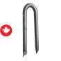 Crampe galvanisée à chaud, 2", 50 lb
