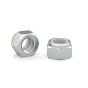 Hex Lock Nut with Nylon Insert - Zinc - #10 - 100/Pkg