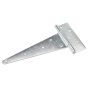 Penture en T, robuste, zinc, 12"