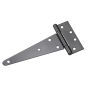 Penture en T, noir, 8", 2/pqt