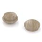 Cache-vis en bois, chêne, 3/8", 25/pqt