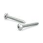 Zinc Plated Metal Screws - Pan Head - 1 1/4" - 8/Pkg