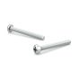 Zinc Plated Machine Screws - Pan Head - 10" - 9/Pkg