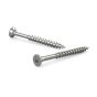 Treated Wood Screws - #8 x 1-1/4" - Stainless Steel - 100/Pkg