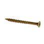 Yellow Zinc All-Purpose Screws - Bugle Head Type - 1 1/2" - 5000/Pkg