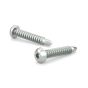 Zinc Plated Metal Screws - Pan Head - #10 x 1 1/4" - 100/Pkg