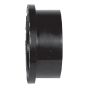 ABS DWV Reducing Bushing - M 1 1/2" x F 1 1/4" - Spigot x Hub - Black