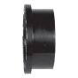 ABS DWV Reducing Bushing - M 4" x F 2" - Spigot x Hub - Black
