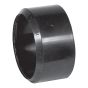 ABS-DWV Adapter Bushing (Sewer to DWV) - 4" - Hub x Spigot - Black