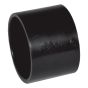 ABS DWV Coupling - 4" - Hub - Black