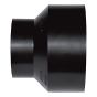 ABS DWV Increaser Coupling - 2" x 1 1/2" - Hub - Black