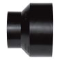 ABS DWV Increaser Coupling - 3" x 1 1/2" - Hub - Black