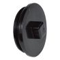 ABS DWV Cleanout Plug - 1 1/2" - MPT - Black
