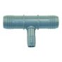 Plastic "T" Reducing - 1 1/4" x 1 1/4" x 3/4"