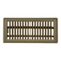 Registre à plancher, beige, 4" x 10"