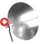 Galvanized damper with key
