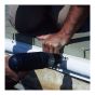 Bumper, D Roll – White - 25’ x 3" x 1"