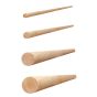 Goujon en bois dur, 1 1/4" x 48", gris