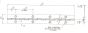 Pentures piano, laiton, 0.03" x 72" x 1-1/16"