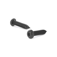 Vis à métal noire, tête ronde, 8 x 5/8", boite de 100