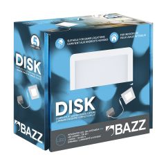 DISK Square LED Recessed Light Fixture - 3,000 K - Matte White