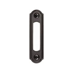 Sonnette de porte, cablé, lumineux, noir