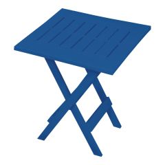 Folding Side Table - 15.25" x 17" - Blue