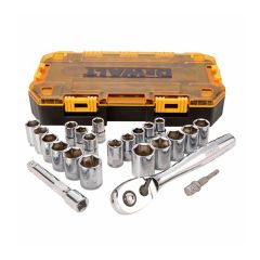 Ensemble de 23 douilles mixtes à prise de 1/2" (12,7 mm)