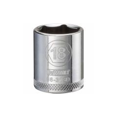 Douille 18 mm, 6 pans, à prise 3/8"