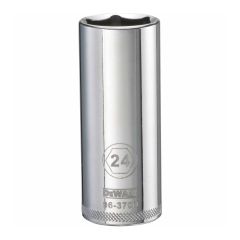 Douille 24 mm, 6 pans, longue, à prise 1/2"