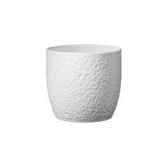 Cache-pot, Boston, blanc mat, 14 cm