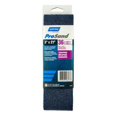 Courroies abrasives ProSand, 3" x 21", Grain 36, 2/pqt
