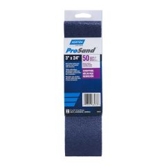 Courroies abrasives ProSand, 3" x 24", Grain 50, 2/pqt