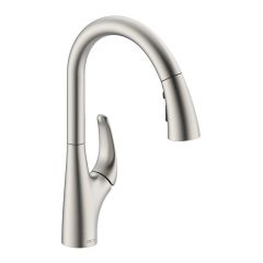 SEABOURNE SS Single Handle Pull-Down Kitchen Sink Faucet