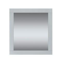 Miroir avec bordures 2 3/4", Nord, gris mat,  30” x 28”