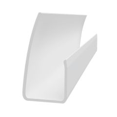 Moulure en J en PVC pour panneau Trusscore RibCore et SlatWall, blanc, 3/4" x 10'