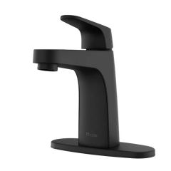 Robinet de lavabo Matlock, 1 manette, noir mat, entraxe de 4"