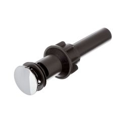 Push-Down/Pop Up Drain - Chrome