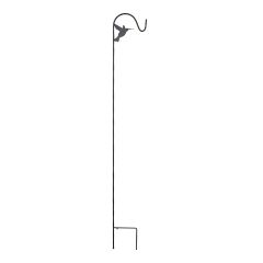 Crochet de berger, double, modèle oiseau-mouche, 84", noir