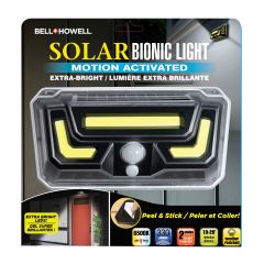 Lumière solaire détecteur de mouvement Solar Bionic, noir