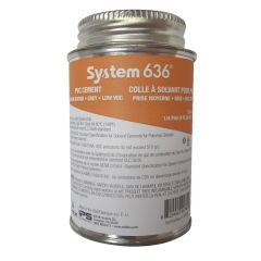 Colle à solvant Système 636, 118 ml, gris