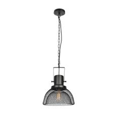 Luminaire suspendu à 1 lumière Bolero, noir