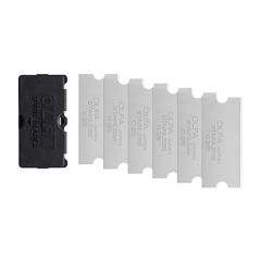 Lame en acier inoxydable, 6/pqt