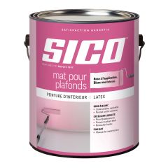 SICO Latex Ceiling Paint - Matt - Pink/White - 3.78 l