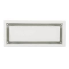 Aria Lite Framed Wall Vent - White - 4" x 10"