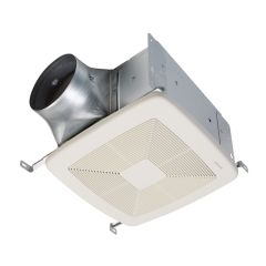 Ventilateur de salle de bain de série QT DC à débit réglable, 110-130-150 pi³/min, 0,3-0,4-0,7 sone
