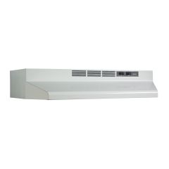 Hotte sous-armoire de série BU2, 24", puissance maximale de 210 pi³/min, blanc