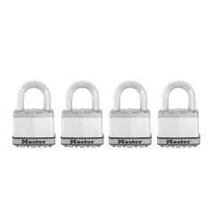 Laminated Padlock - 1 3/4" - 4/Pkg