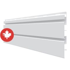 SlatWall High Strenght Polymer Interlocking Wall & Ceiling Panel - White - 6" x 8'