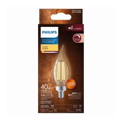 Ampoule DEL B11 Vintage, 40 W, Ambre, blanc doux